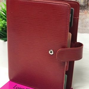 LOUIS VUITTON AGENDA MM in EPI RED